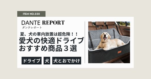 「ちょっとだけ待っててね」、ダメ、絶対！犬の車内放置が危険な理由と、快適なドライブのサポートアイテム