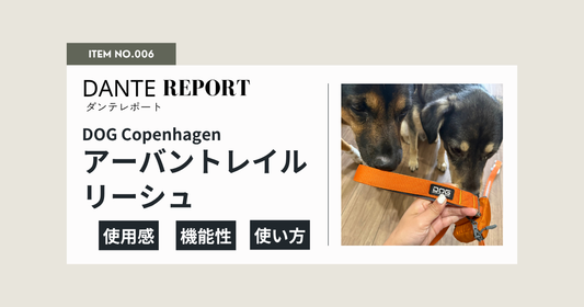 ダンテ店長レポート：DOG Copenhagenアーバントレイルリーシュ