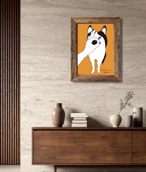 My sweet Dog Series【Siberian Husky】 オリジナルアートポスター by stoKed.