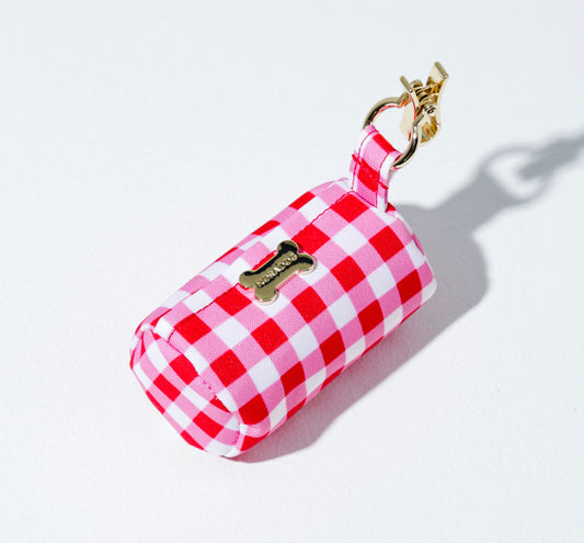 Barbie Check Poop Bag Poach (バービーチェック マナーポーチ)