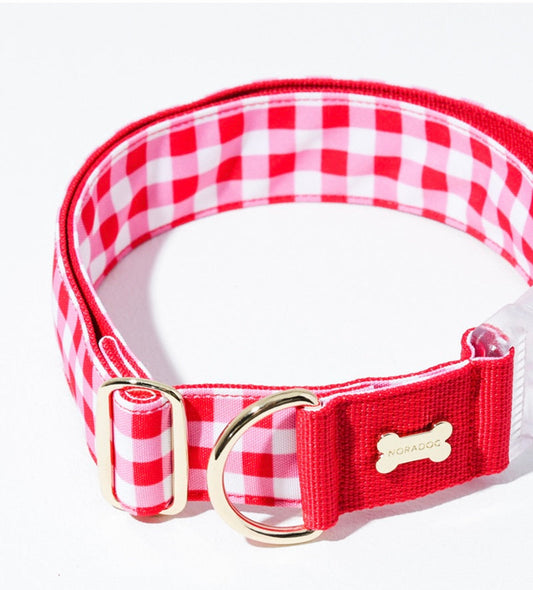 Barbie Check Collar（バービーチェック 首輪）