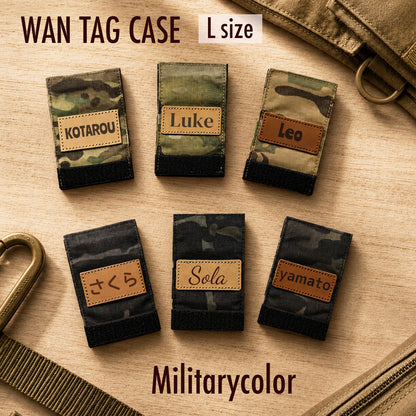 Wan Tag Case ミリタリー《オリジナル刻印》