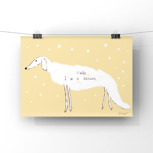 【BORZOI】 オリジナルアートポスター